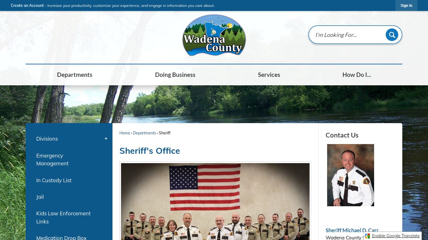 Sheriff's Office | Wadena County, MN - Official Website